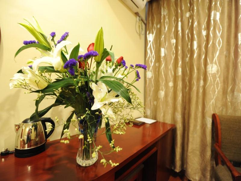 Greentree Inn Shandong Yantai Development Zone International Airport Shell Hotel Penglai Buitenkant foto